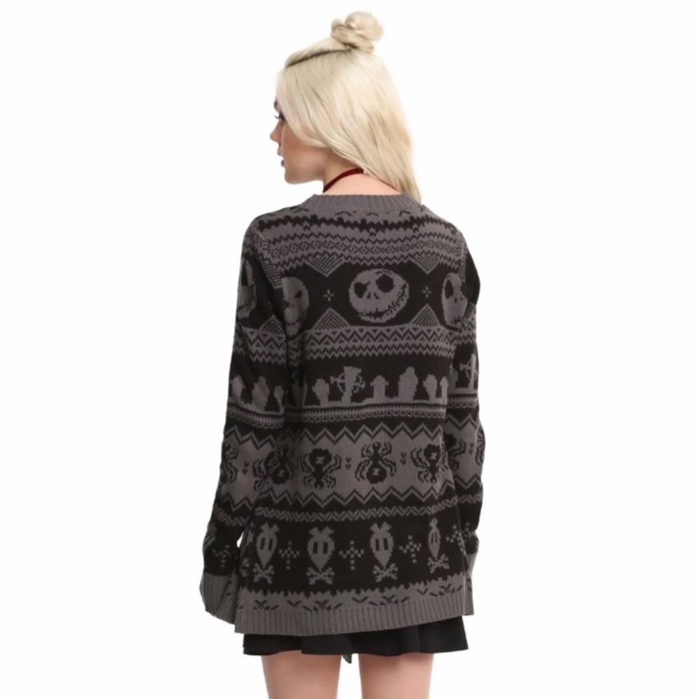 NWT Nightmare Before Christmas Jack Skellington Cardigan